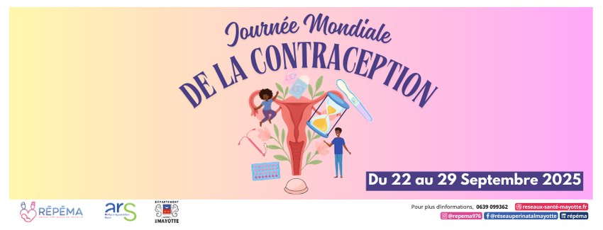 Semaine de la contraception à Mayotte - 22 au 29 septembre 2025