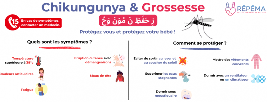 Chikungunya et grossesse : se protéger, c’est protéger son bébé