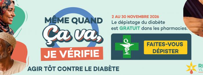 Même quand ça va, je vérifie : dépistage gratuit du diabète dans les pharmacies de Mayotte du 2 au 30 novembre 2026