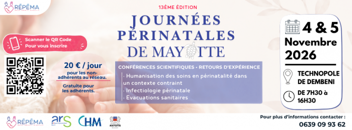 13ème édition des Journées périnatales de Mayotte