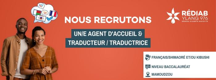 Rejoignez Rédiab Ylang : Agent d’accueil & Traducteur·trice